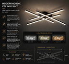 Modern LED Geometric Ceiling Light