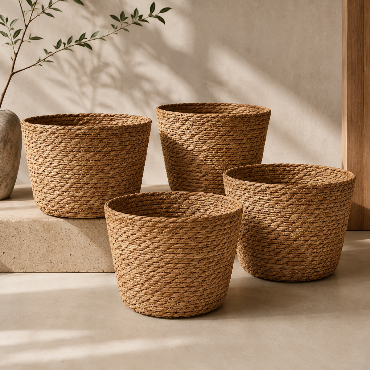 Seagrass Planter Basket Set of 4