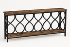 Ogee Arch Console Table product shot on white background — full view