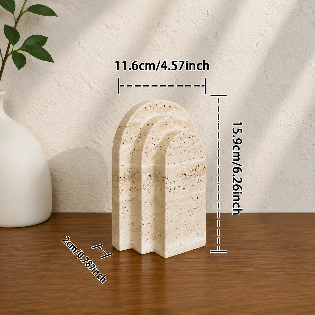 Natural Marble Stone Bookends