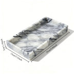 Marble tray dimensions: 25cm x 13cm x 3cm