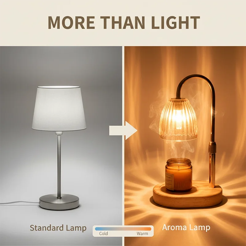 The Glass Candle Warmer Lamp