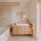 Transform Your Space with Our Stunning Irregular Wall Mirror - 28''x20'' Gold Framed Beauty for Any Room